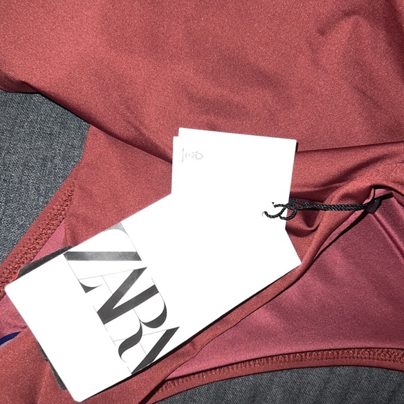 Brown halter swimsuit one piece - Picture 8 of 10